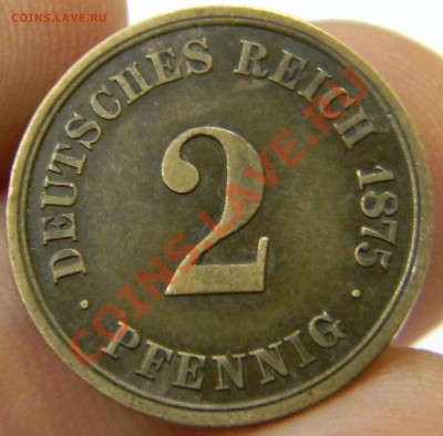 2 пфенниг Германия 1875г. - DSCN2109.JPG