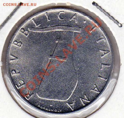 ИТАЛИЯ 5 ЛИР 1955 ДЕЛЬФИН ДО 30.08.12 В 22.00МСК (2770) - img118