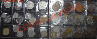 Более 200 иностранных монет в альбоме - DSC01254
