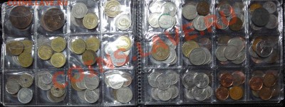 Более 200 иностранных монет в альбоме - DSC01256