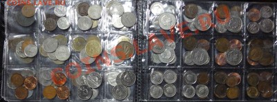 Более 200 иностранных монет в альбоме - DSC01257