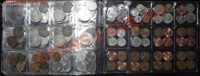Более 200 иностранных монет в альбоме - DSC01258