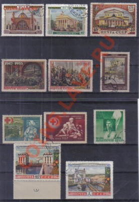 Марки мира и СССР - СССР 1944-56