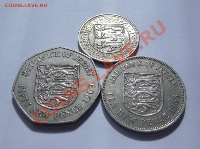 JERSEY 5 монет 1968-71гг - до 31 авг - 076