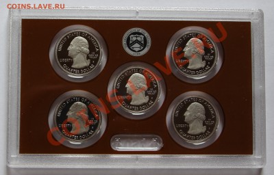 Пруф сет США 2012 квотеры Аmerica the beautiful - коробка 6 квотеры 2012