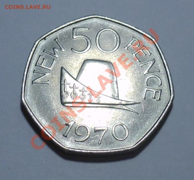 GUERNSEY 10 50 pence - 1968-70 - до 31 авг - 082