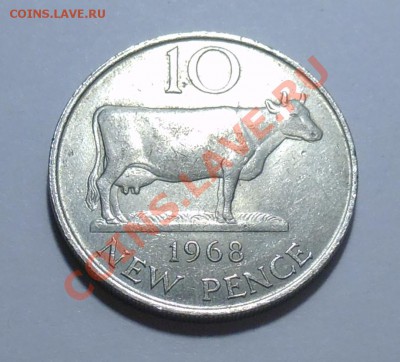 GUERNSEY 10 50 pence - 1968-70 - до 31 авг - 089