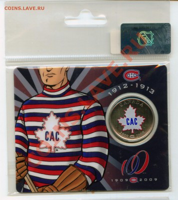 S17 Канада 50¢ 2009 Montreal Canadiens 1912-13 02.09 в 22°° - S17 50c Montreal 1912-1913_1