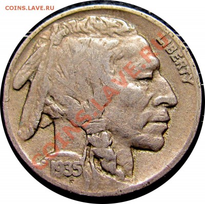 S19 США 5¢ Buffalo Nickel 1935 до 02.09 в 22°° - S19 5c 1935_1