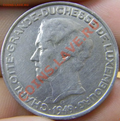 5 франков Люксембург 1949г. - DSCN2144.JPG