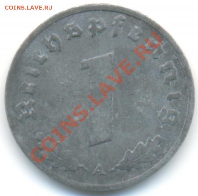 1 Reichspfennig 1942A до 4.09.12 в 22:00 по Москве - аааув