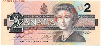 S31 Канада банкнота 2$ 1986 UNC до 04.09 в 22°° - S31 2$ Canada_1