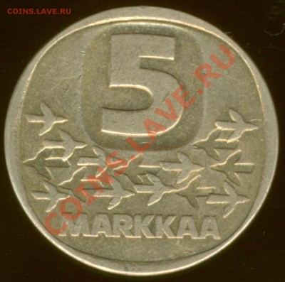 Финляндия 5 Markkaa 1985 до 5.09.12 в 22:00 по Москве - аааув