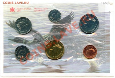 S40 Канада годовой набор 1993 Proof-Like до 06.09 в 22°° - S40 Canada Mint Set 1993_1