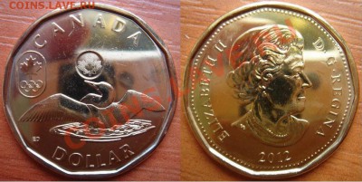 Канада-2012 доллар Олимпийская утка НОВИНКА!!! - Доллар 2012.JPG