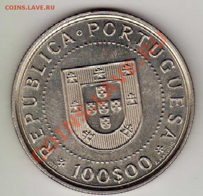 ПОРТУГАЛИЯ 100 ЭСКУДО 1990 НЕЗАВИСИМОСТЬ ДО 06.09-22Ч (2754) - img405