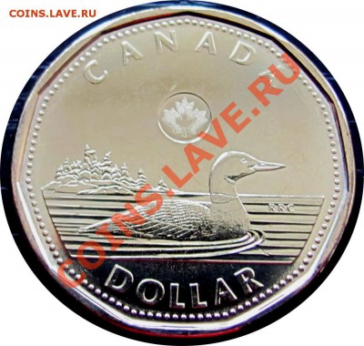 S44 Канада 1$ 2012 New Generation Loon UNC 06.09 в 22°° - Q91 1%24 Canada 2012_1