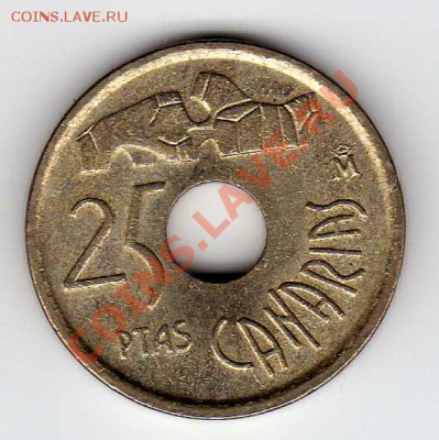 ИСПАНИЯ 25 ПЕСЕТ 1994 КАНАРЫ ДО 06.09.12 В 22.00МСК (3145) - img475