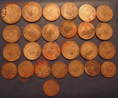 1, 2 и 3 коп 1879-1916гг (26 шт) - Подборка меди_1