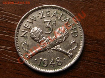 Новая Зеландия 3 пенса 1948 Георг до 05.09.12 в 21.00 М - IMG_3015