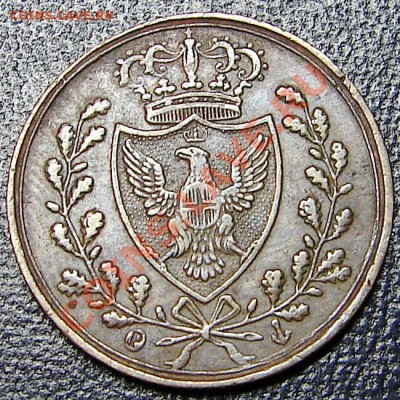 Италия Сардиния-? 1826 год 5 centesimi - DSC05777