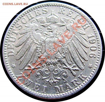 S53 Бавария 2 марки 1906D до 09.09 в 22°° - S53 2 Mark 1906_2
