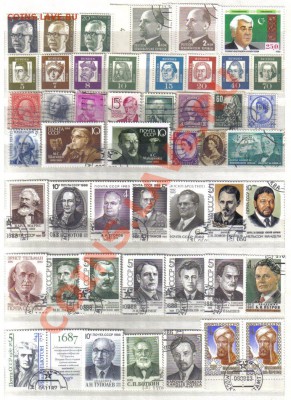 Марки мира Личности до 5.09 21.00мск - Марки мира Личности