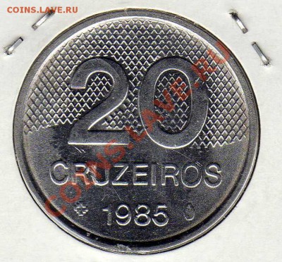 Бразилия 20 крузейро 1985 Церковь до 10.09.12 в 22ч (2767) - img549
