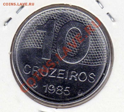 Бразилия 10 крузейро 1985 Карта до 10.09.12 в 22ч (2767) - img550