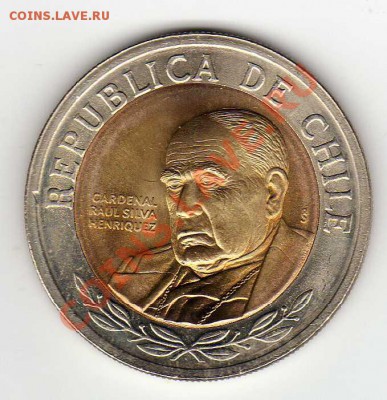 Чили 500 песо 2001 Кардинал Энрикес до 10.09.12 в 22ч (2888) - img568
