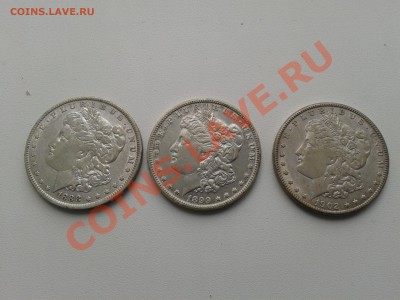 Сша серебро  1$ 1888,1899,1902 - 1