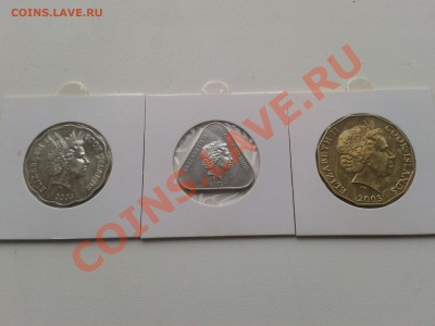 Острова Кука 1$,2$,5$ 2003 - 4