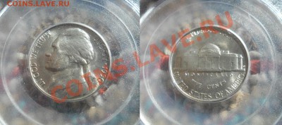 5 центов США 1950-D PCGS MS64 - 5ц2