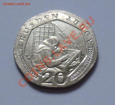 20 пенсов - Остров Мэн 2002 - до 13.09 - 354