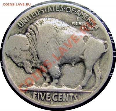 S64 США 5¢ Buffalo Nickel 1924 D до 13.09 в 22°° - S64 5c 1924_2