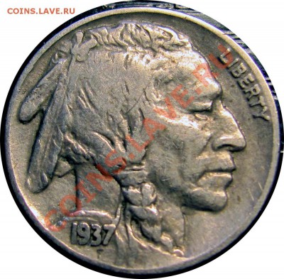 S65 США 5¢ Buffalo Nickel 1937 до 13.09 в 22°° - S65 5c 1937_1
