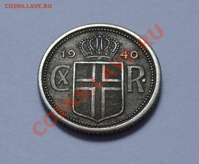25 аурар - Исландия 1940 - до 13.09 - 474