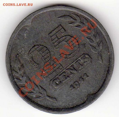 НИДЕРЛАНДЫ 25 ЦЕНТОВ 1941 ДО 13.09.12 В 22.00МСК (3089) - img724