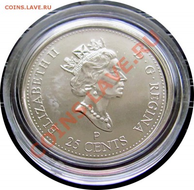 S70 Канада 25¢ цветной 2001 Spirit 14.09 в 22°° - S70 25c Canada Day 2001_2