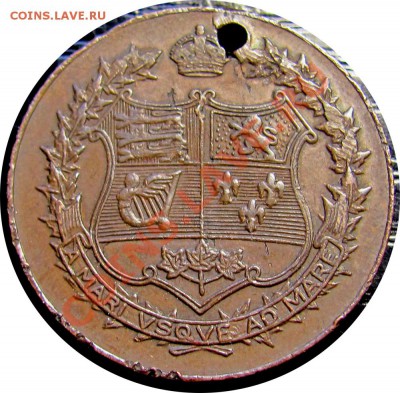 S75 Жетон (медаль) Канада 50 лет Конфедерации 15.09 в 22°° - S75 Confederartion Medal 1927_2