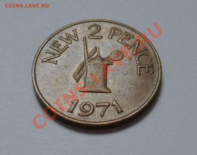 ГЕРНСИ - 2 пенса 1971 - до 16.09 - 496