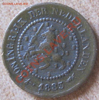 2 цента 1883 Нидерланды - IMG_5995.JPG