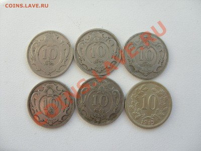 Иностранные монеты 1850-1940 годов (пополн. тема) - 10 геллеров - 1