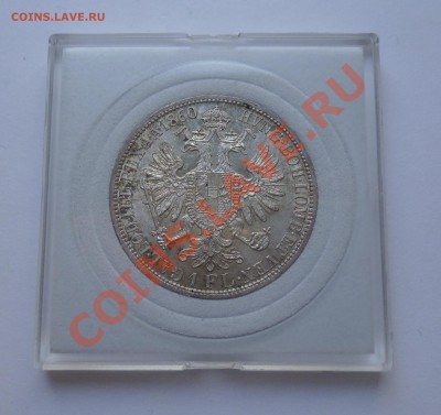 АВСТРИЯ - 1 ФЛОРИН 1860 UNC - до 16.09 - 586