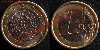 1 Евро Сан Марино 2009 до 16.09.12 в 22:10 - 1 euro san marino 2009 s