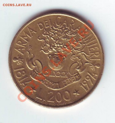Италия.200Лир 1994г.В блеске.Юбилейка до 16.09.12 в 22.00мск - 200лир 1994. 1.JPG