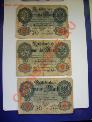 Боны Германии - 20 марок 1914 - 2-1