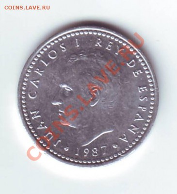 Испания.Песета.1987г.В блеске. до 18.09.12 в 22.00мск - 1 песета. исп. 1.JPG