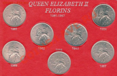 Великобритания 10 пенсов 1968-79 (7шт.) до 17.09-22ч (3131) - img909