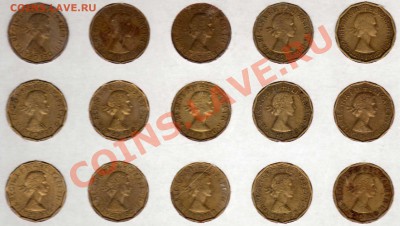 Великобритания 3 пенса 1953-67 (15шт.) до 17.09-22ч (3122) - img912